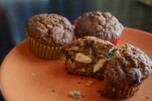 Kahe shokolaadiga muffinid