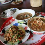 Näidismenüü Chian Mai Thai Farm kokanduskursusel